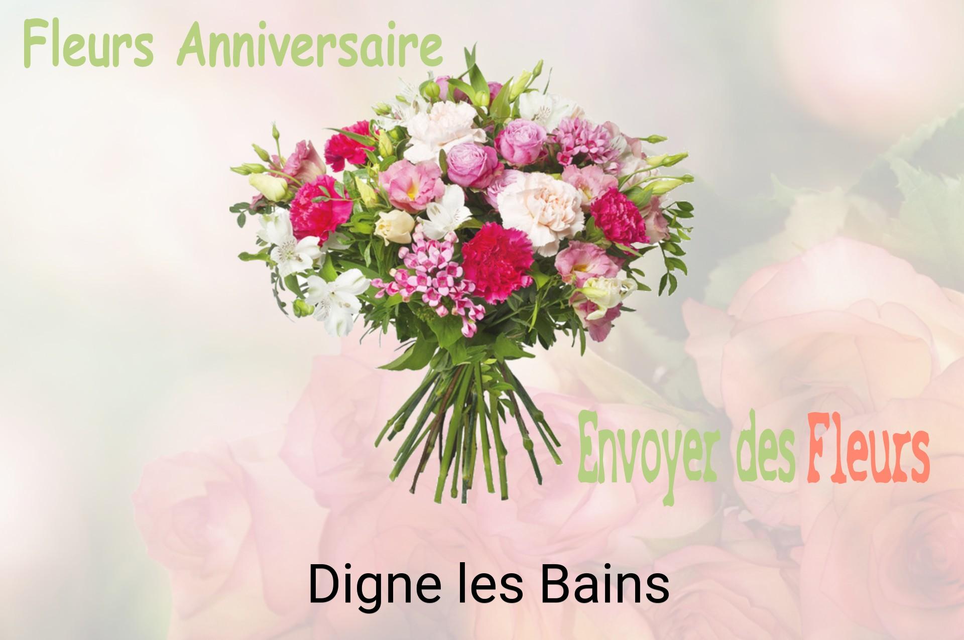 Bouquet de fleurs d’anniversaire livré à Digne-les-Bains