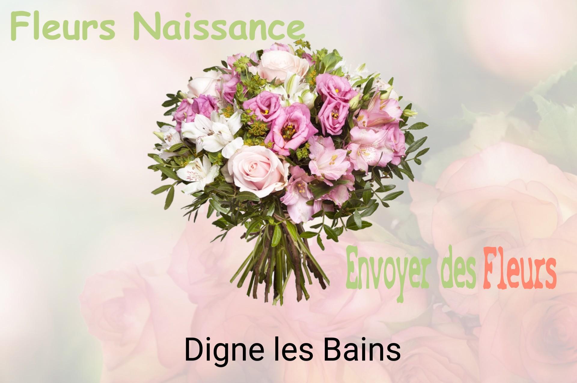 Bouquet de fleurs de naissance livré à Digne-les-Bains